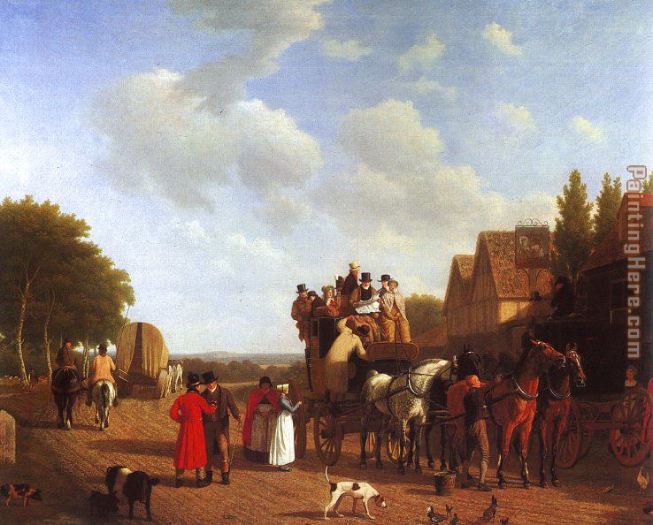 Jacques Laurent Agasse The Last Stage on the Portsmouth Road